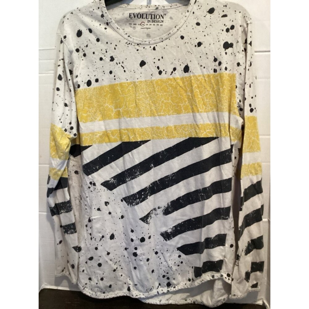 Ladies Evolution In Design Multicolor Long Sleeve Shirt Size X Large